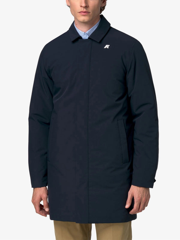 K-Way Giaccone Benoit St Warm Blue Depth-2
