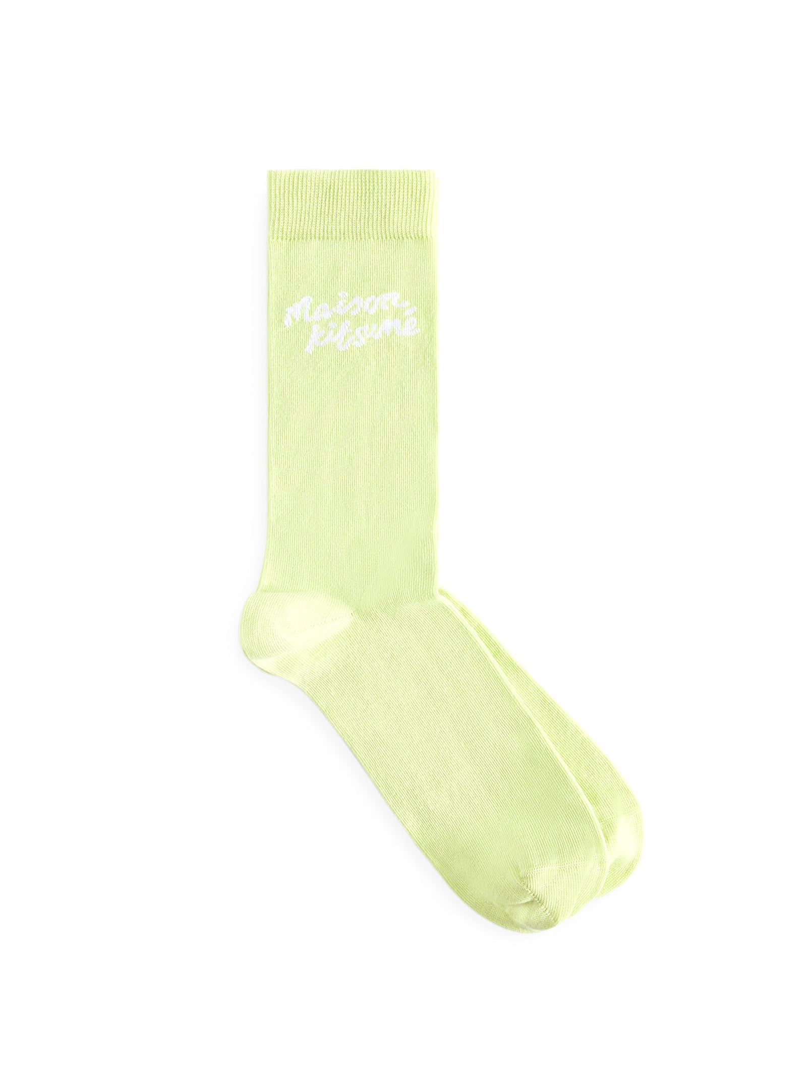 Maison Kitsune Handwriting Socks-1
