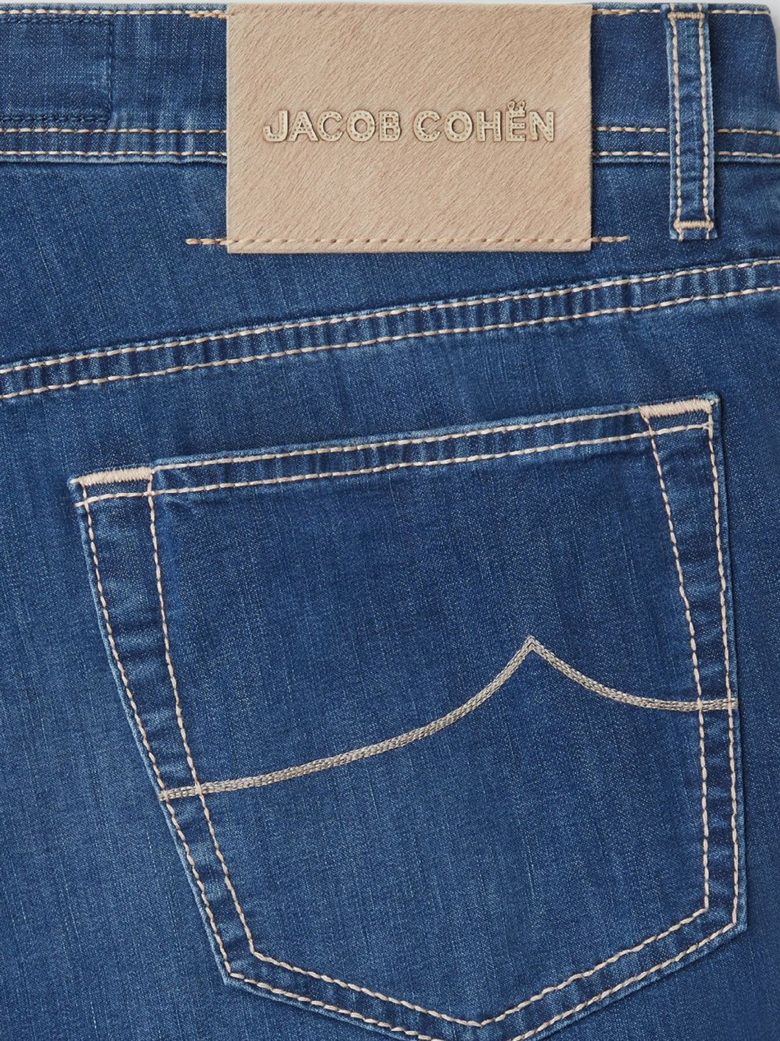 Jeans Stretch Blu Medio-3