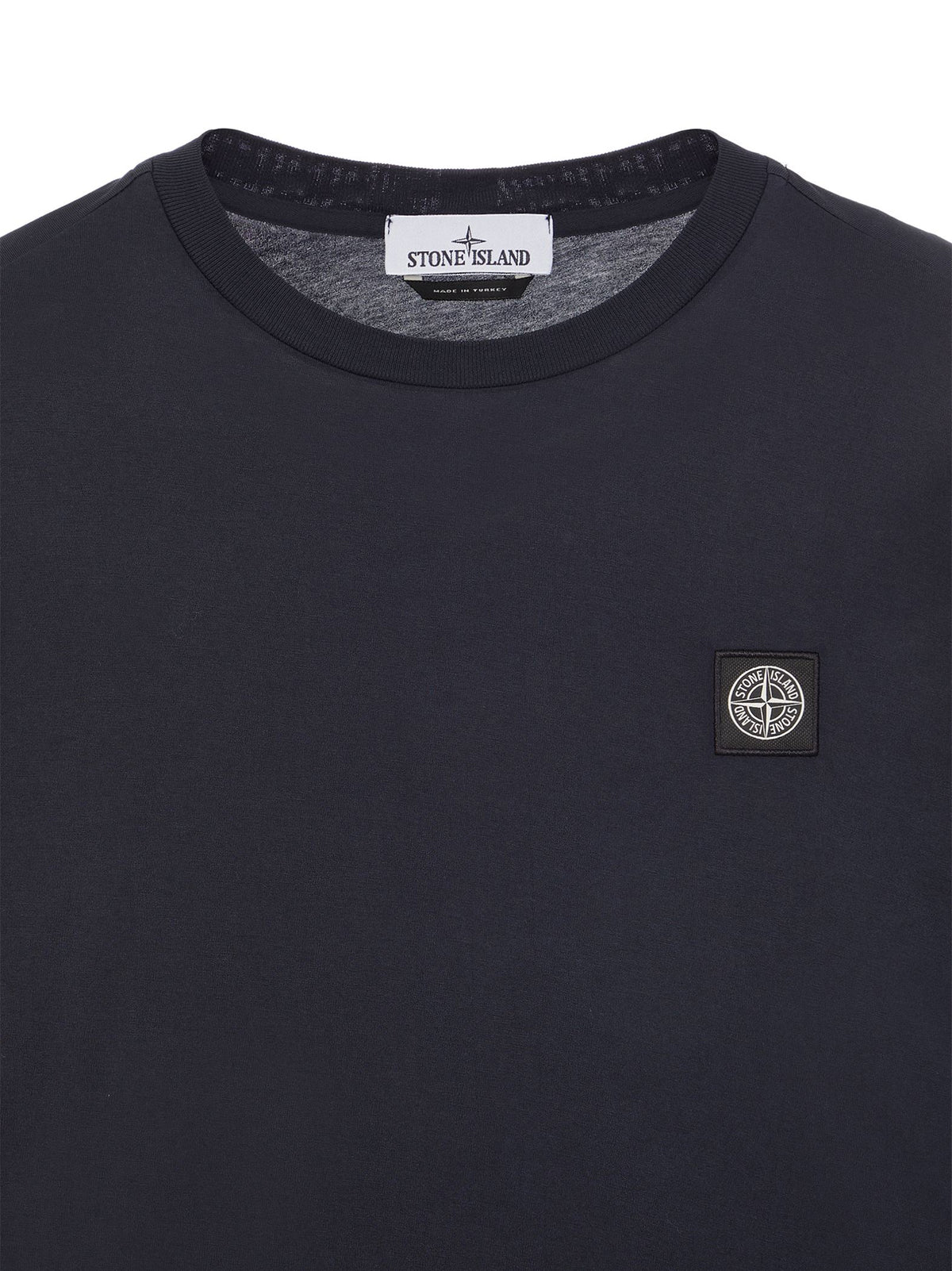 Stone Island T-shirt maniche lunghe blu navy-3