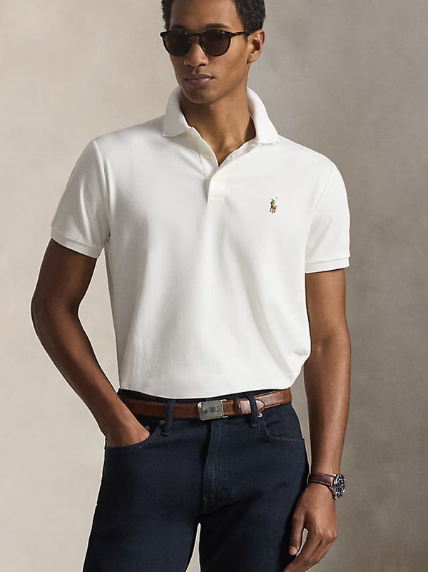 Polo In Cotone Custom Slim-Fit Bianca-2