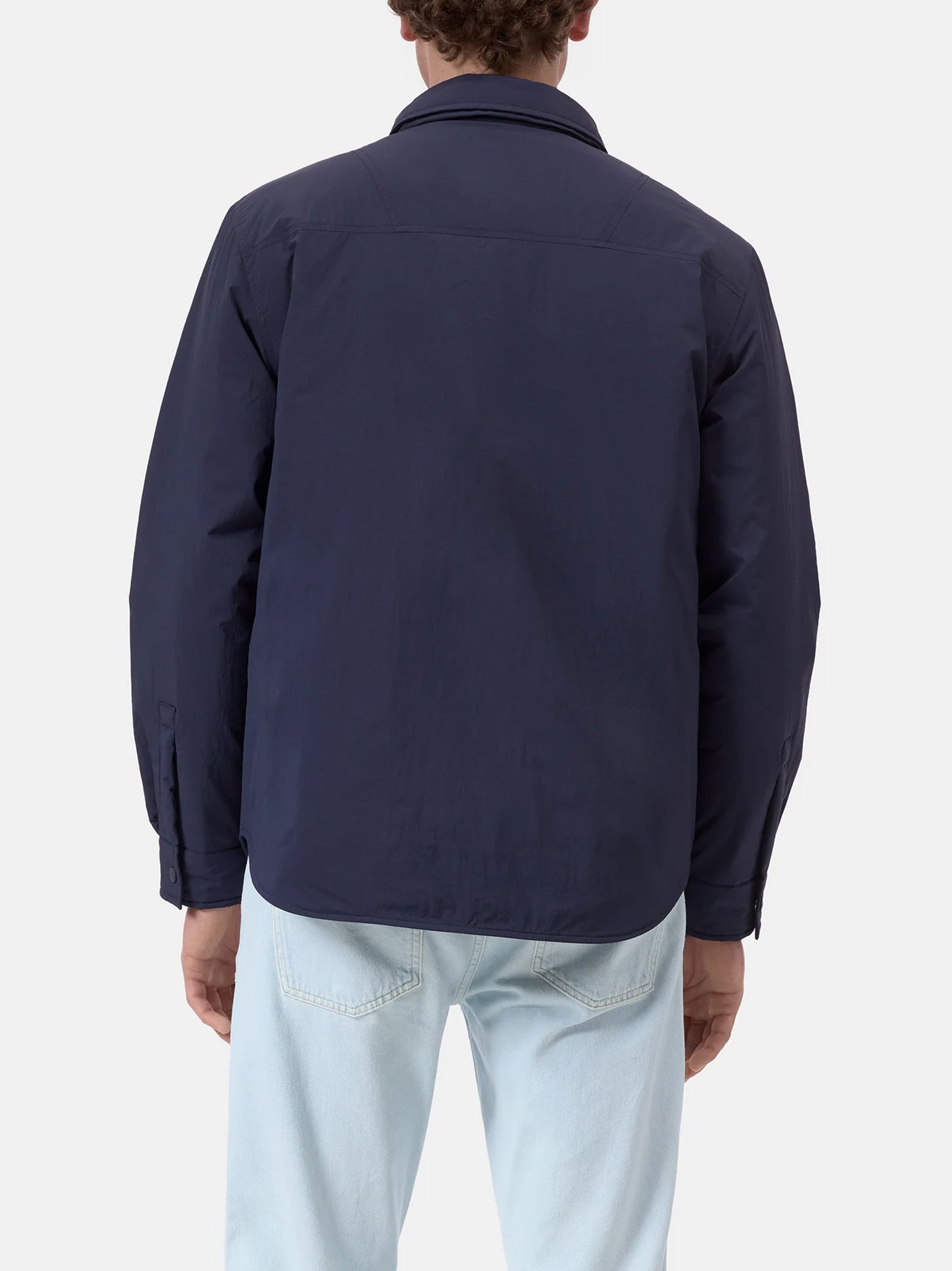 Closed Overshirt Trapuntata Blu-3