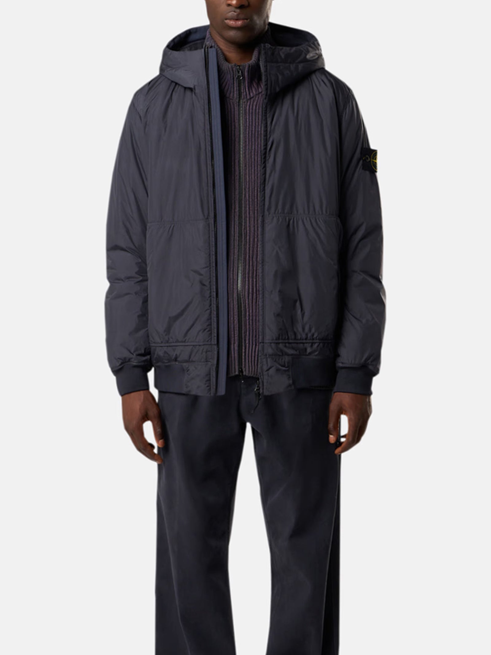 Stone Island Giacca Imbottita Con Antigoccia, Resistente Al Vento-3
