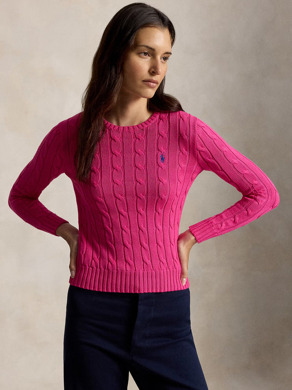 Maglia A Girocollo In Cotone A Trecce-2