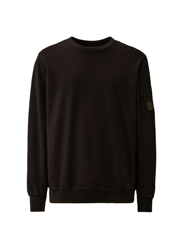 Felpa Sweatshirts Crew Neck di CP COMPANY - uomo nero