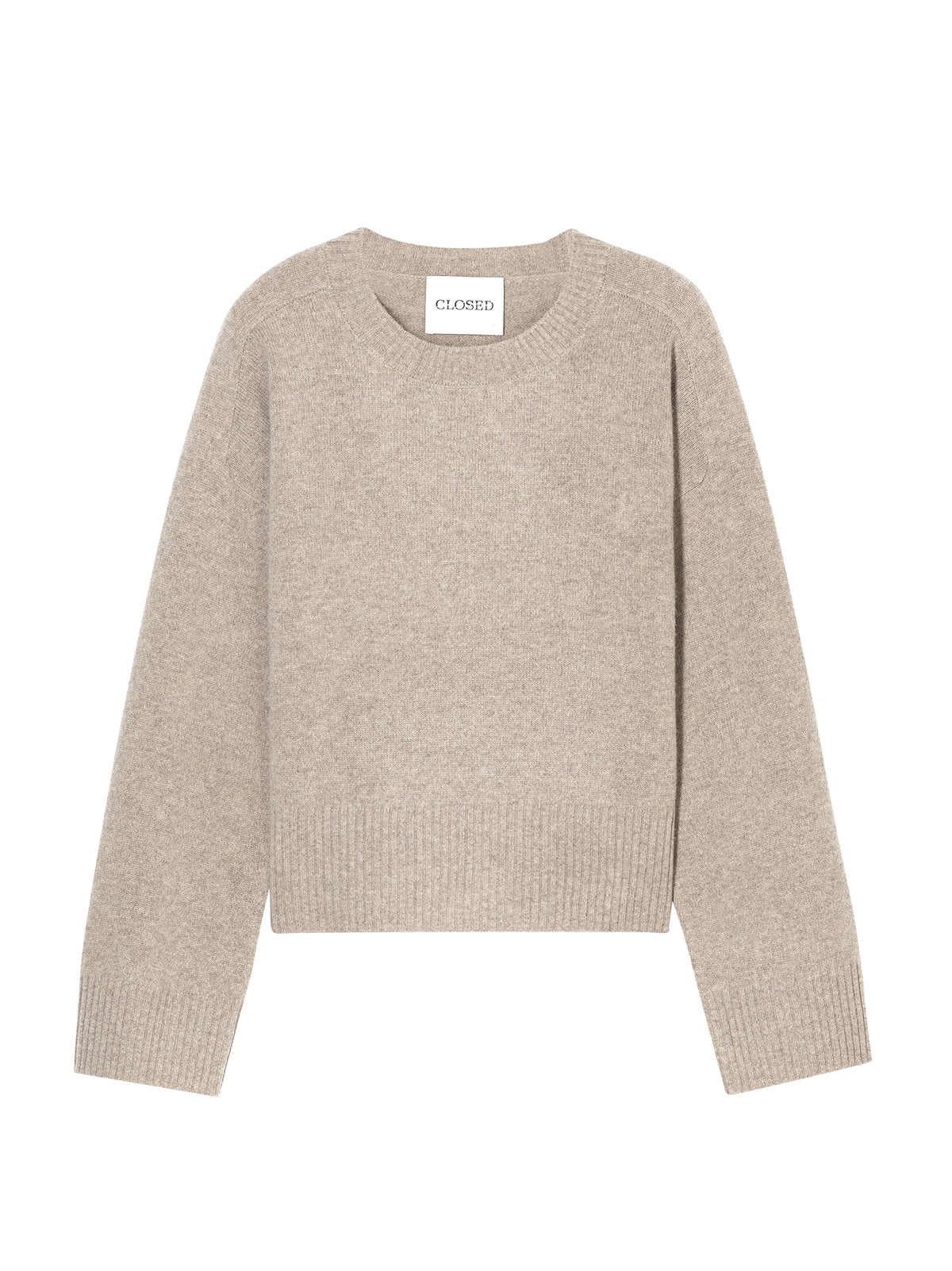 Closed Maglia Girocollo Lana Beige-1