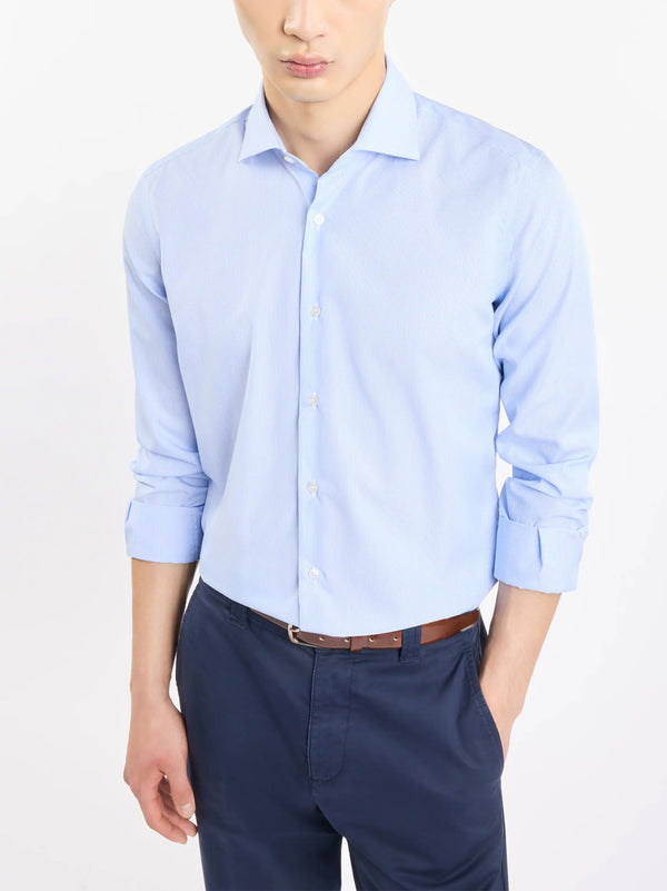 Camicia Travel Regular Fit In Cotone-2