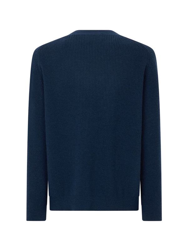 Cardigan In Lana Costa Inglese-Cosmos-2