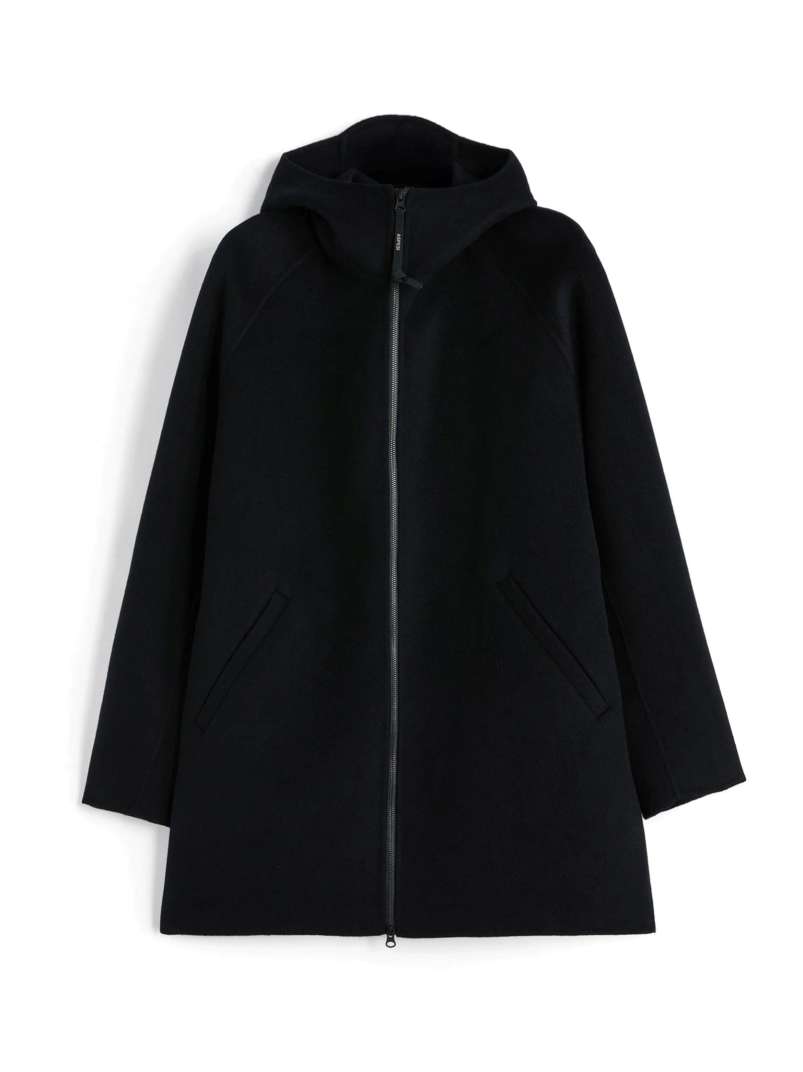 Aspesi Giubbotto Super Doppel In Lana Navy-1