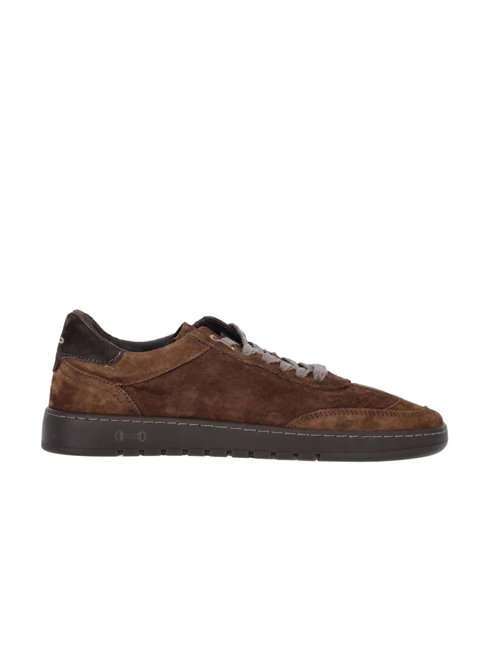 Piumha Studio Sneakers In Pelle Scamosciata Marrone-1