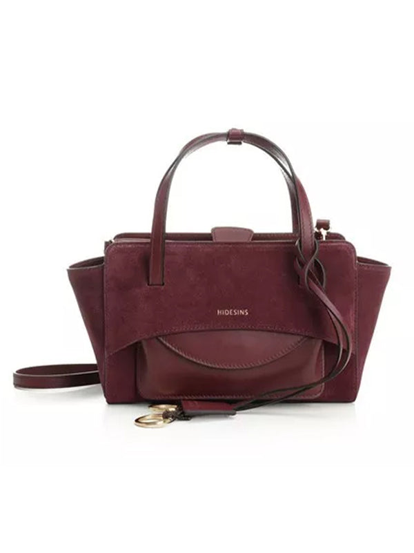 Hidesins Bag Flap S Suede Prugna