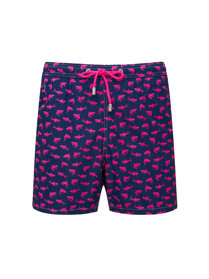 Boxer Mare Blu Squalo Rosa-1