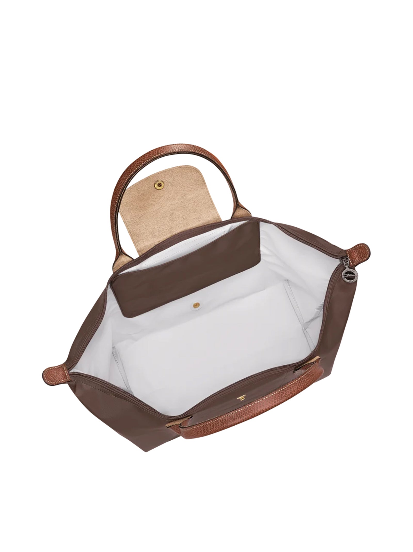 Longchamp Paris Borsa Con Manico L Le Pliage Original Moka-4