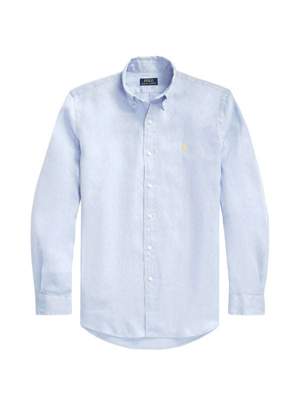 Slim-fit linen shirt