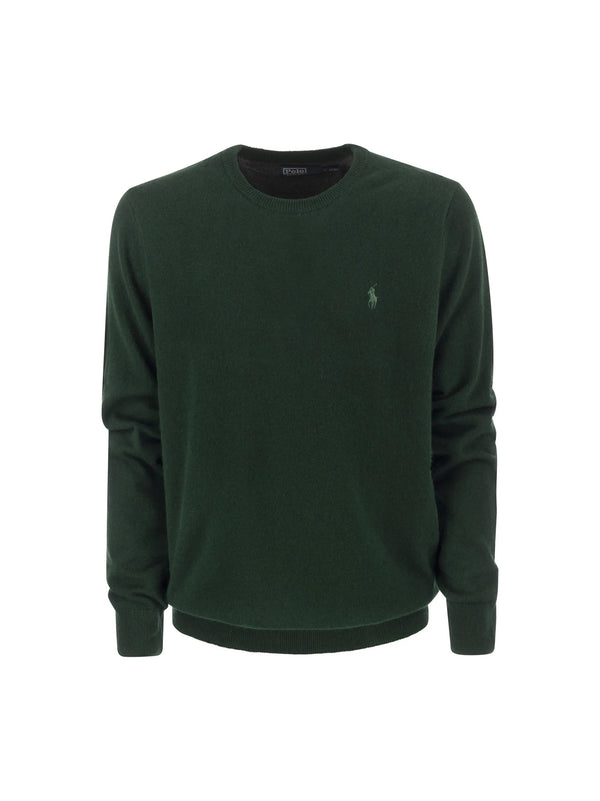 Wool crewneck sweater