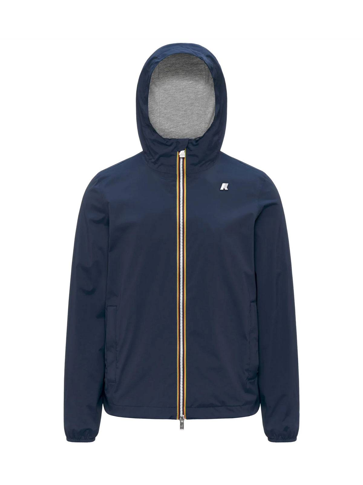 K-Way Giacca Jack in nylon stretch Blue Insignia-1
