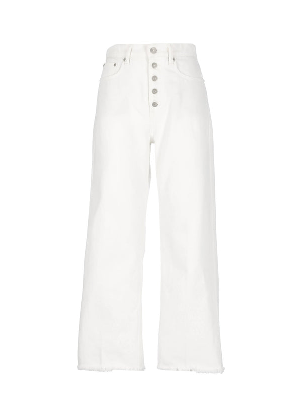 Cropped Wide-Leg Jeans