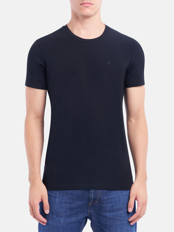 T-Shirt Dondup Girocollo Slim In Jersey Stretch-2