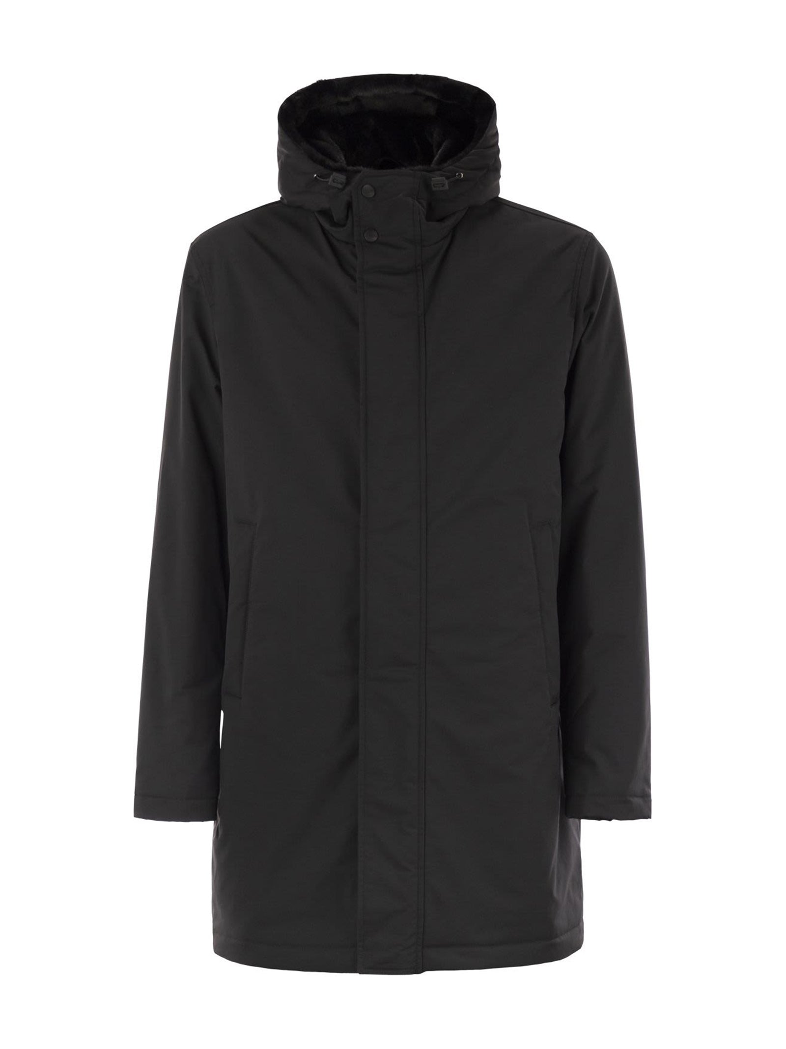 Parka Herno Lungo In Keystone E Light Faux Fur-1