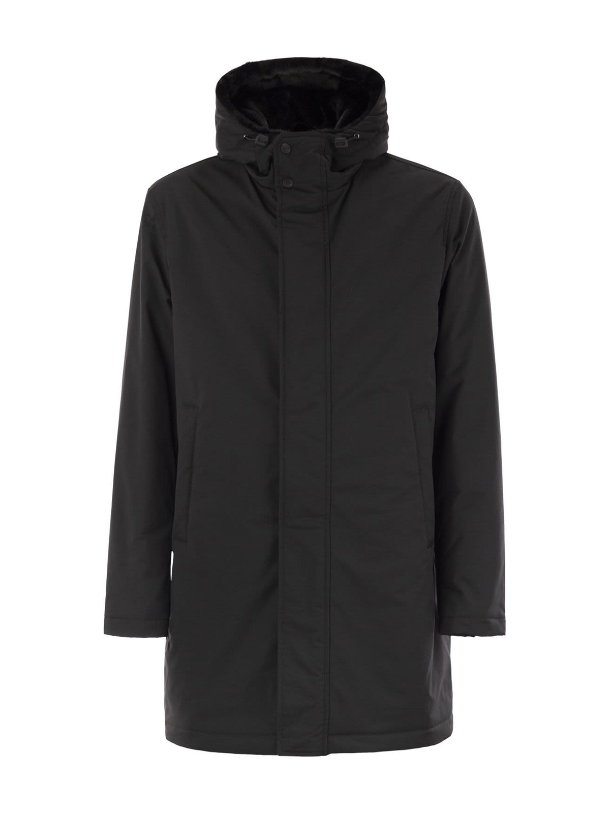 Parka Herno Lungo In Keystone E Light Faux Fur-1