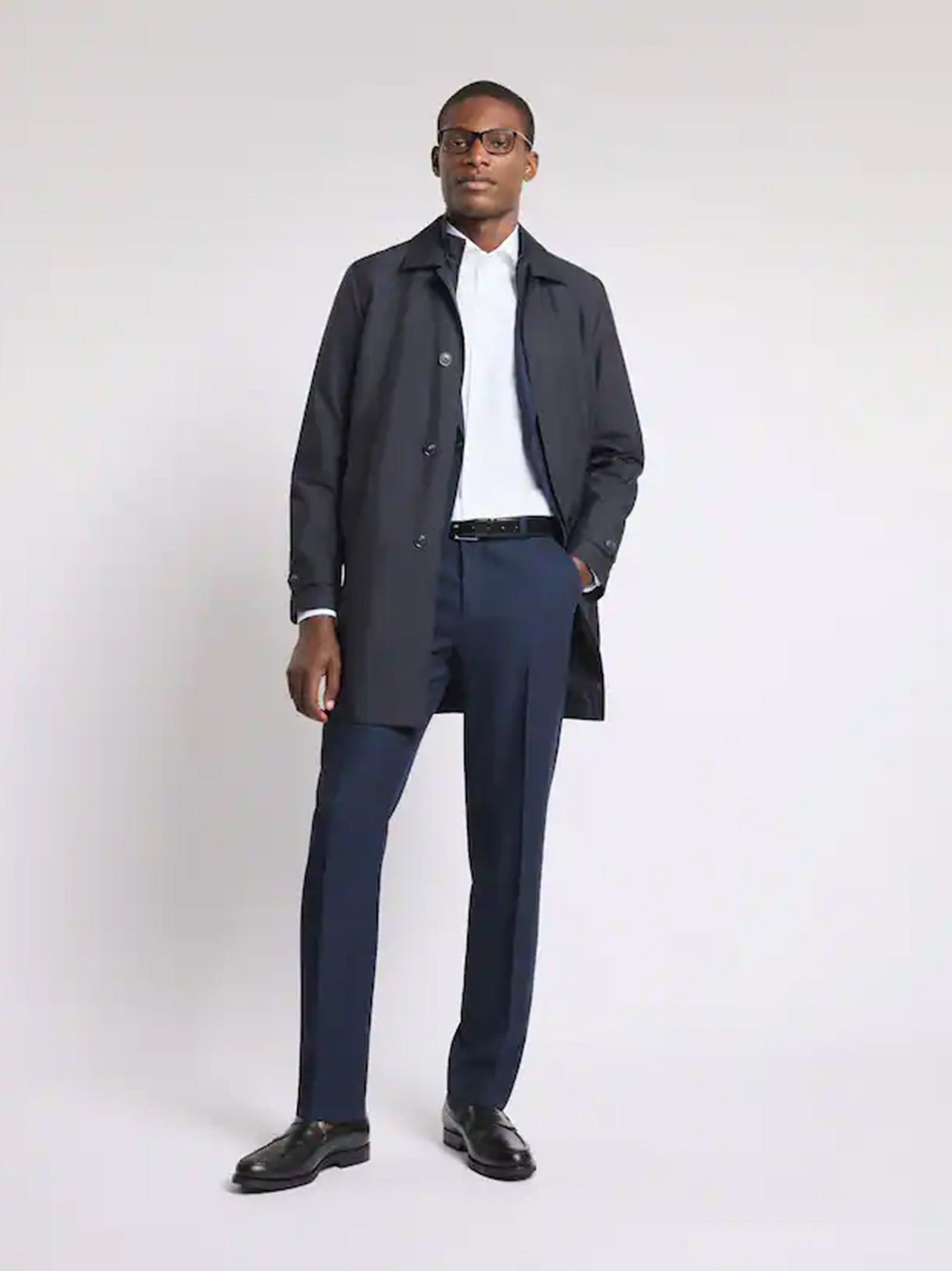 Morning Coat In Popeline Tecnico-5