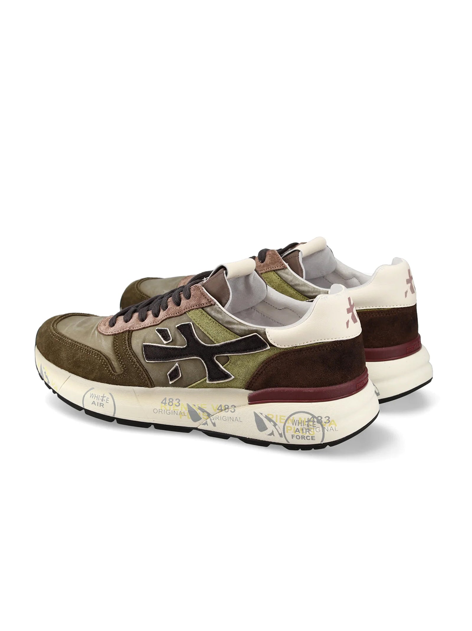 Premiata Sneakers Mickvar 7717 Military Green/Brown-3