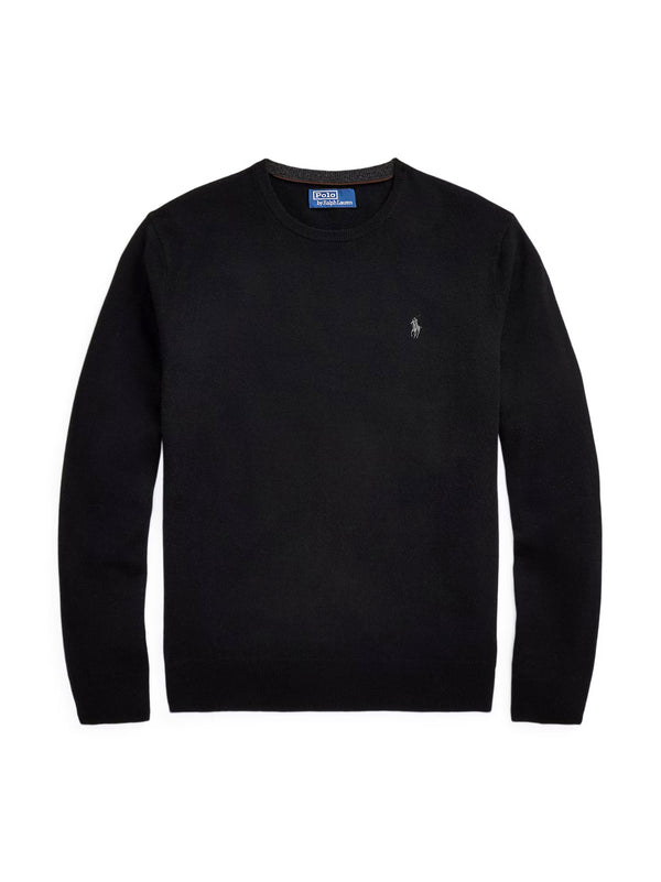 Polo Ralph Lauren Maglia In Lana A Girocollo Black