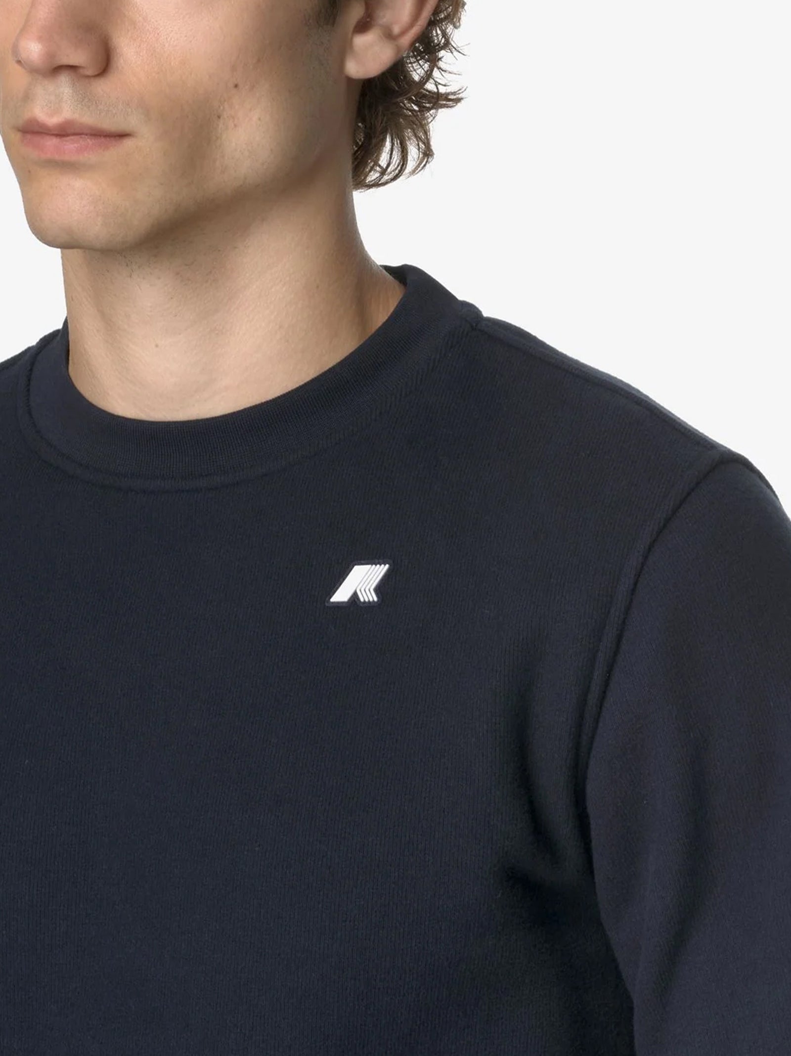 K-Way Baptiste Heavy Fleece Blue Depth-4