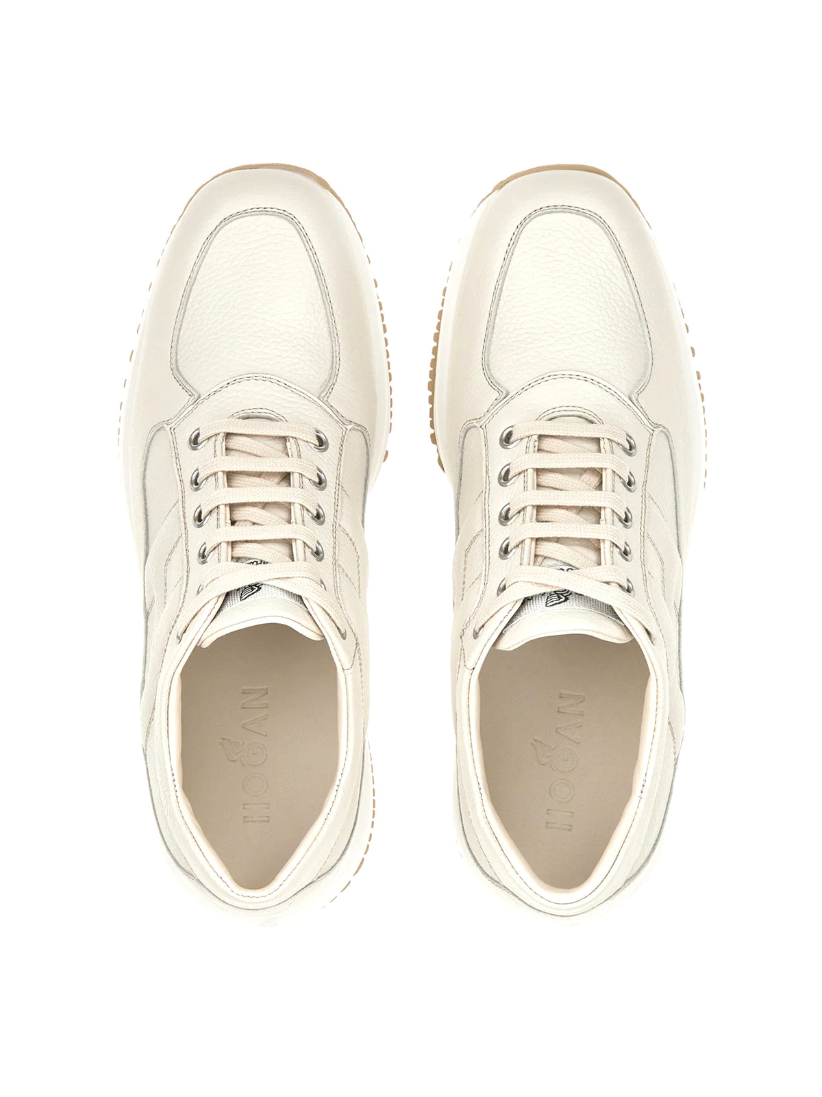 Hogan Sneakers Interactive allacciate avorio-3