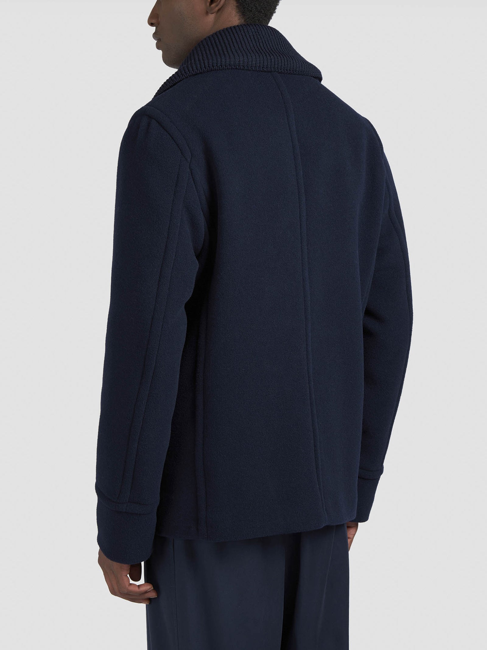 Paul & Shark True Peacoat In Lana E Cashmere-3