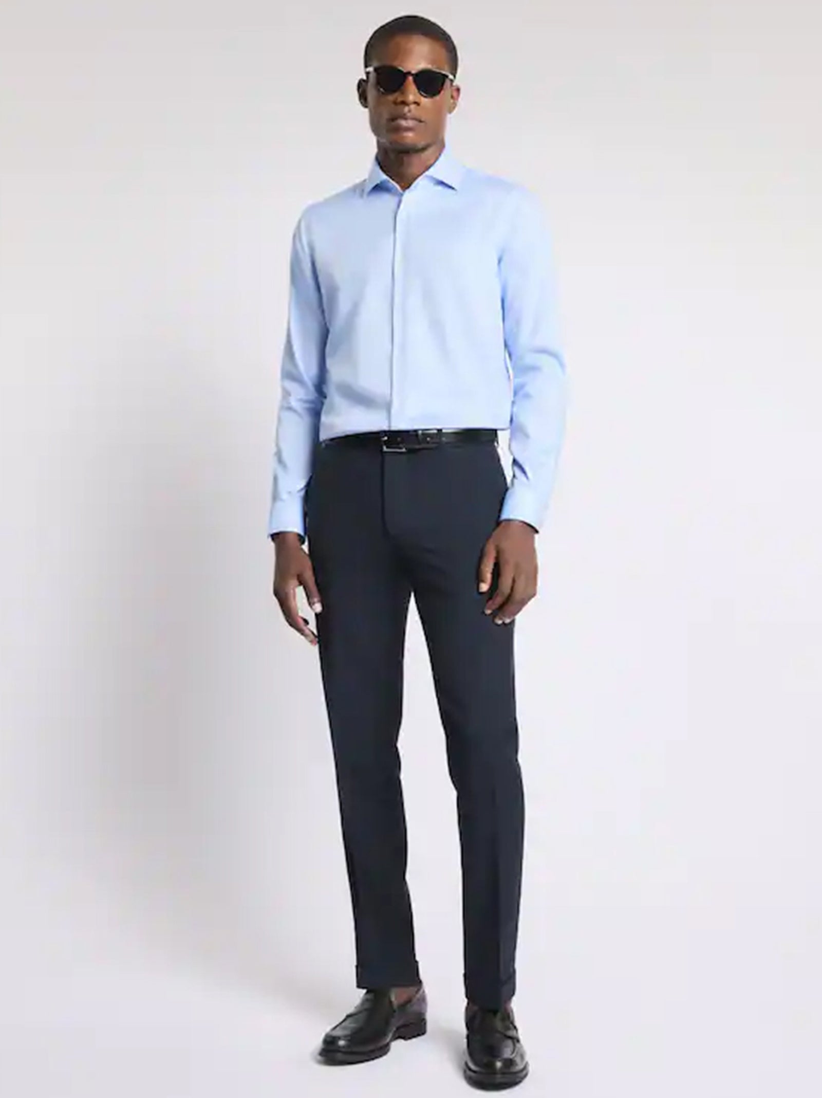 Camicia Travel Regular Fit In Cotone-2