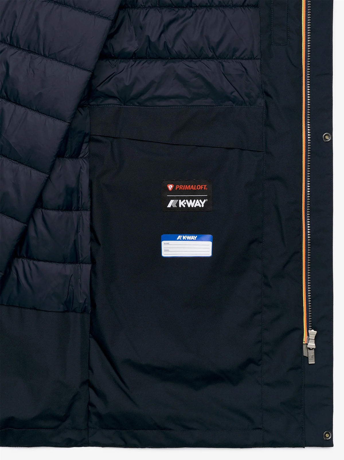 K-Way Giacca Thomas Warm Micro Canvas Blue-4