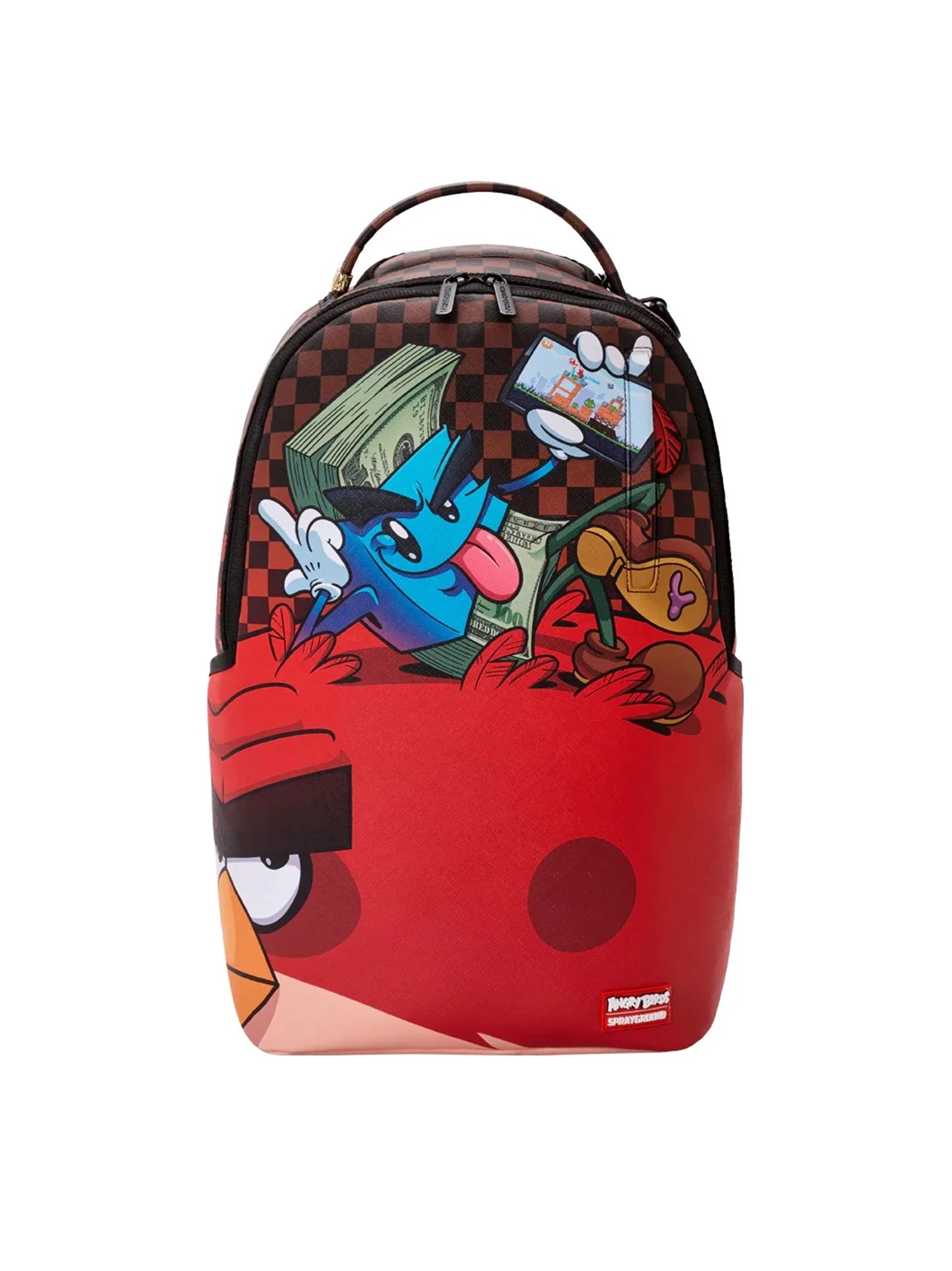 Sprayground Money Boy Chillin On Big Angry Bird Backpack-1
