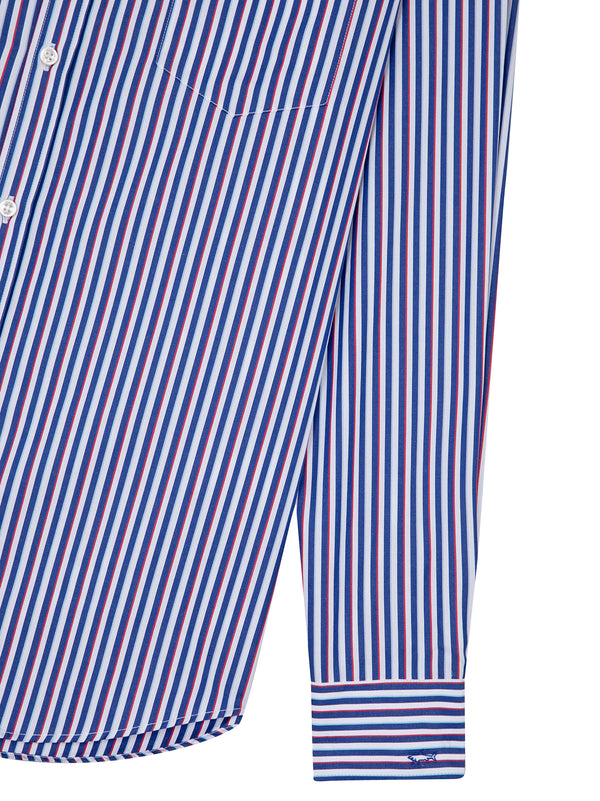 Camicia In Popeline Di Cotone Righe-2