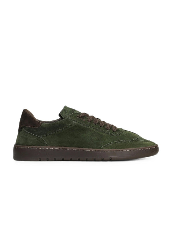 Piumha Studio Sneakers In Pelle Scamosciata Verde Marrone