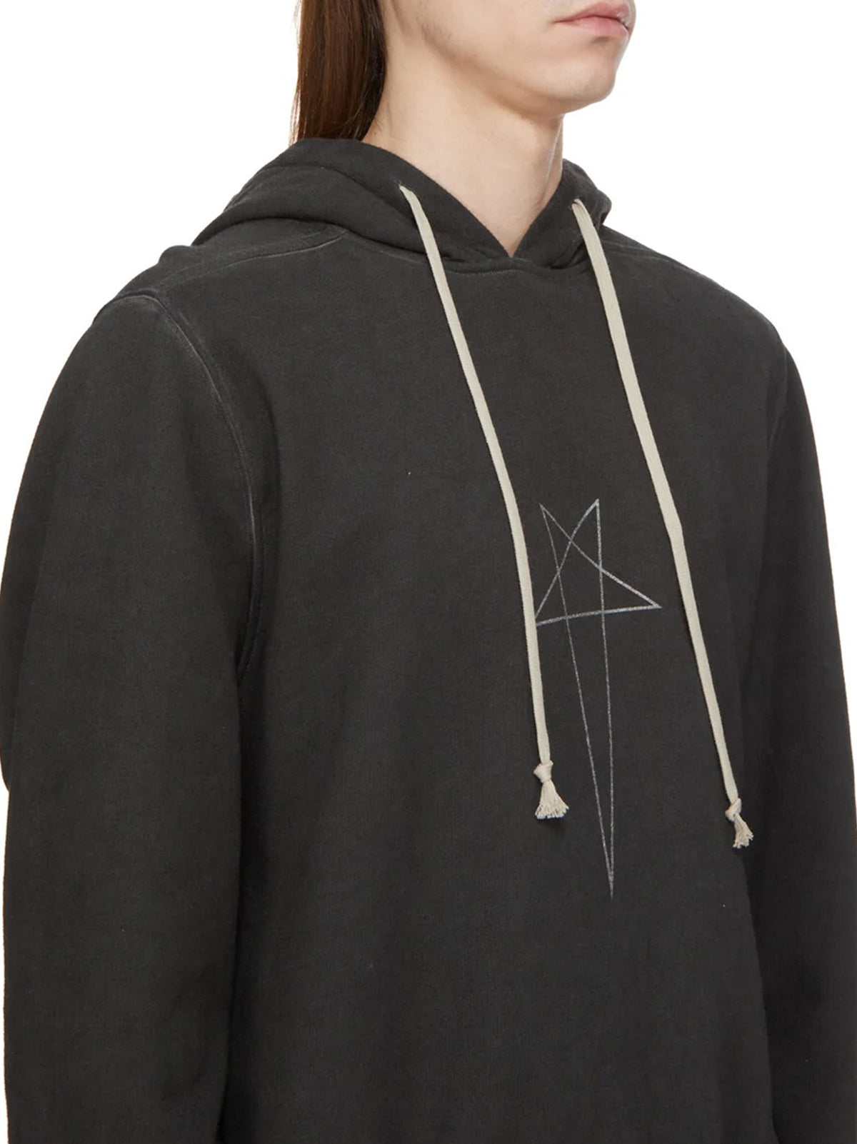 Drkshdw Oversized Hoodie Faded Black-3