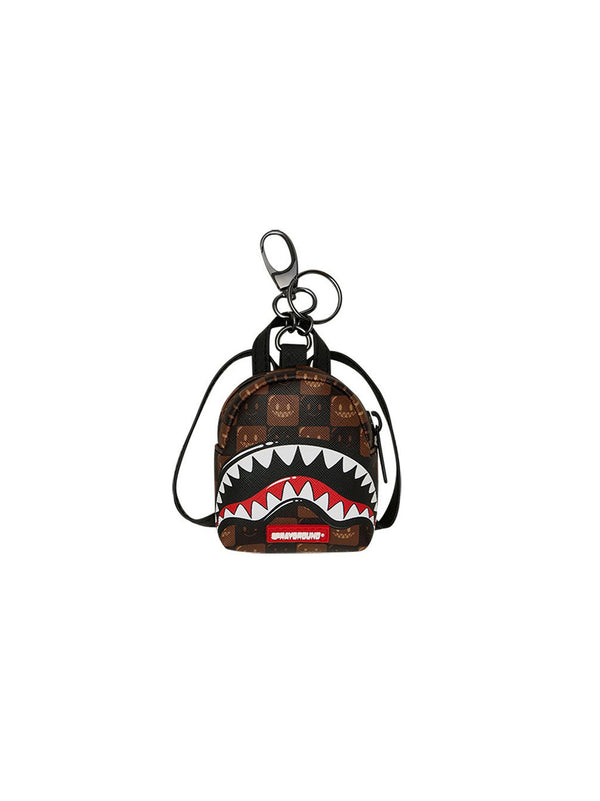 Sprayground Portachiavi Sharks In Paris Wtf Bubble Marrone