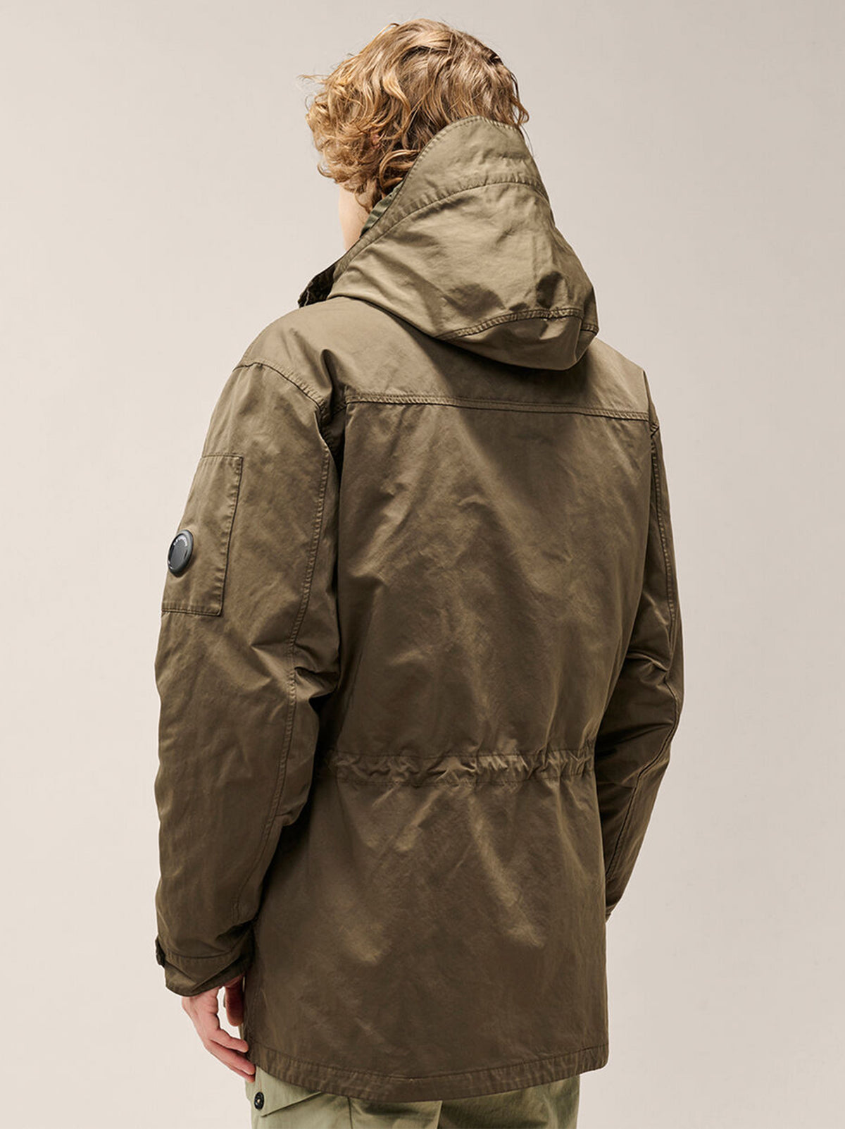 Cp Company Micro Kei Lens Hooded Parka Ivy Green-3