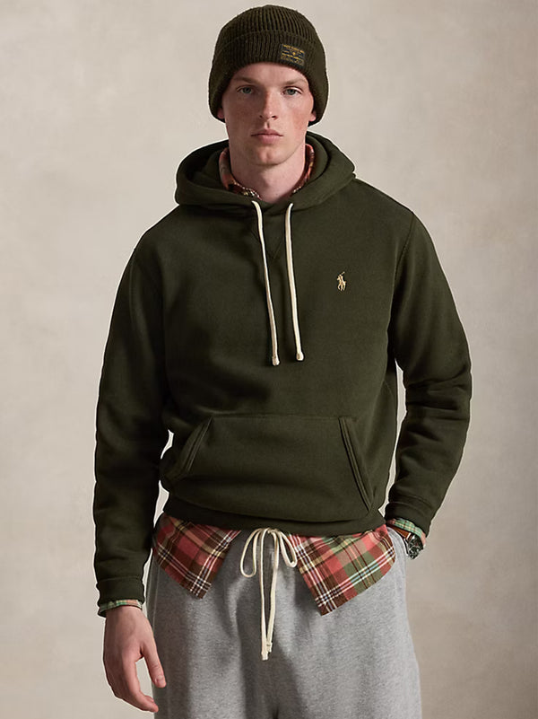 Polo Ralph Lauren Felpa Con Cappuccio Green Olive-2