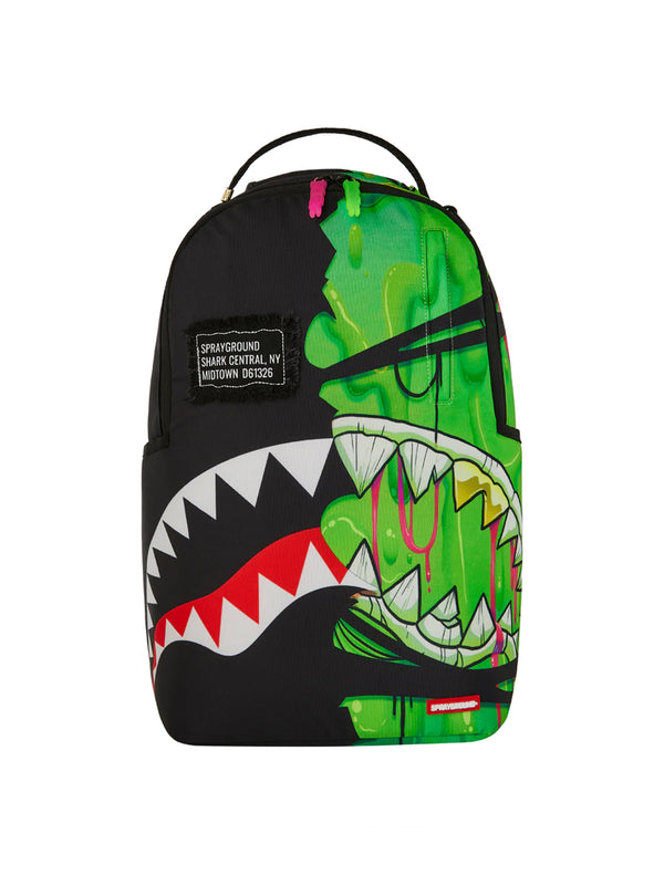 Halloween Shark Central Drippy Split Backpack