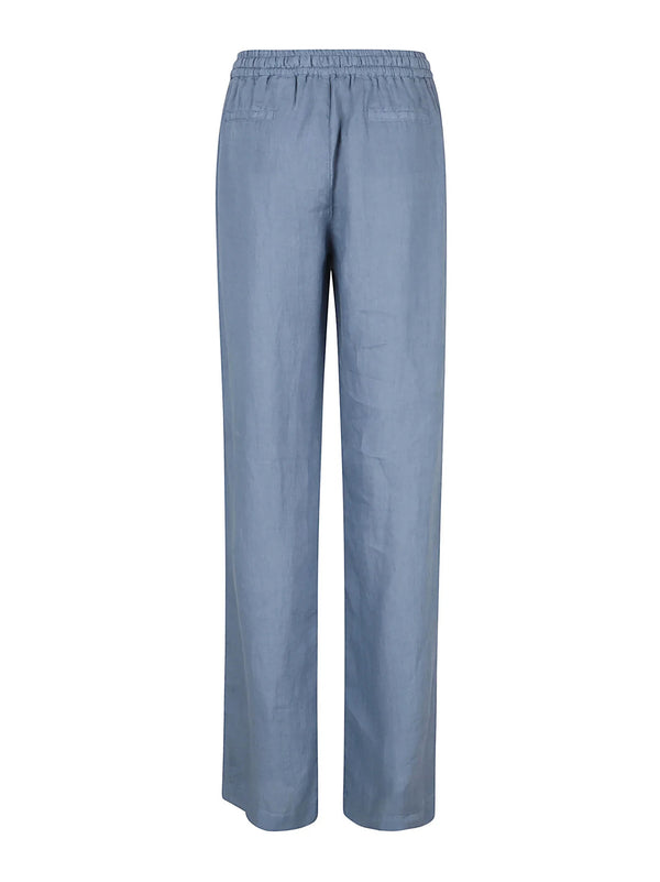 Easy Pantalone Con Coulisse Lino-2