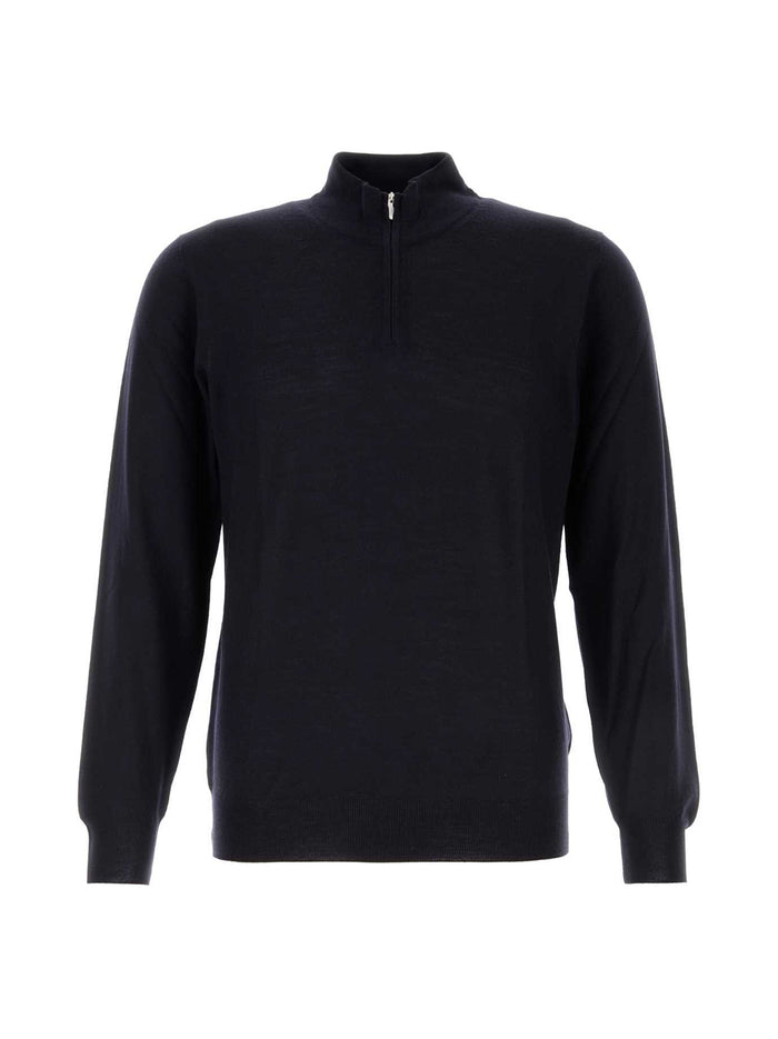 Maglione Favonio Mezza Zip In Lana-1