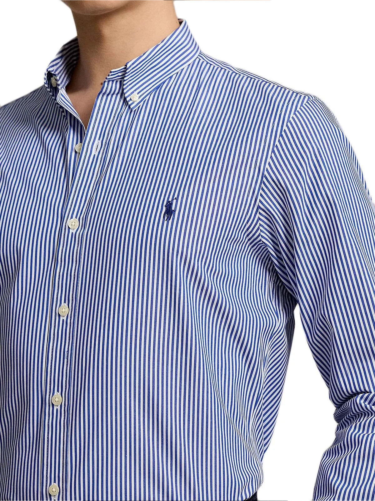 Polo Ralph Lauren Camicia A Righe Bianco Blu-4