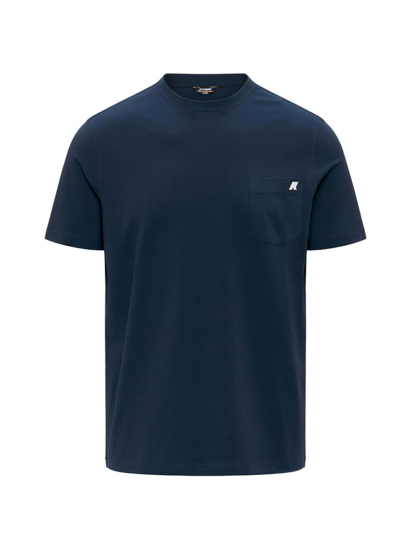 T-Shirt Sigur Jersey Slim Blue Insignia di K-WAY - uomo