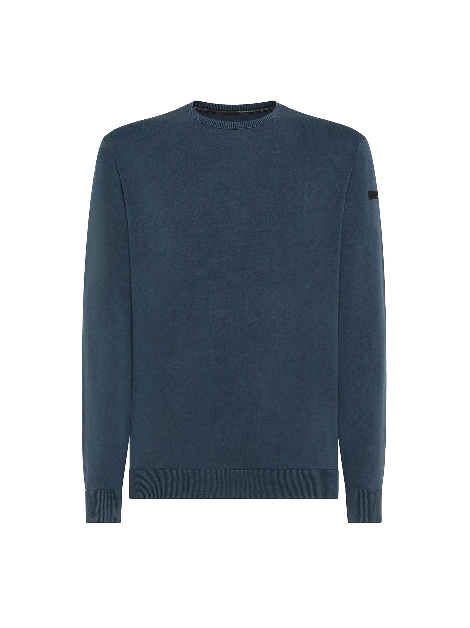 Rrd Maglia Techno Wash Round 16  Knit Royal Blu-1