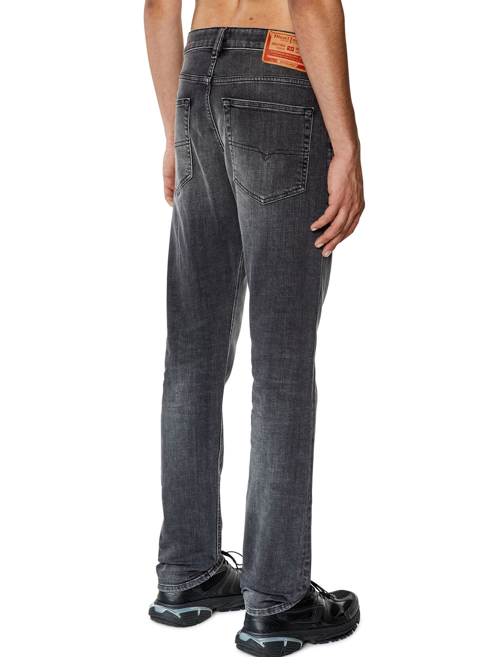 D-Luster  L.30 Jeans 5T Tela Stretch Nero-3