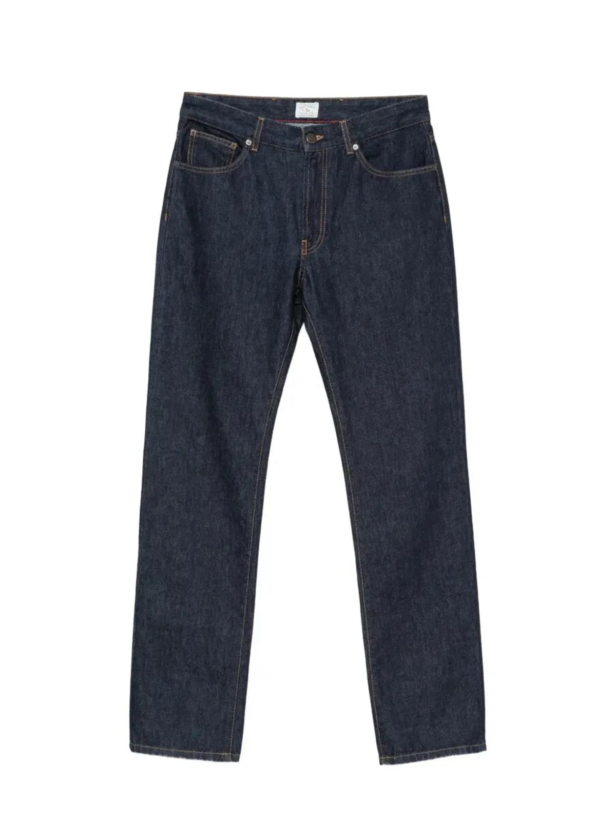 Saint Barth Jeans Riverdale Blu Scuro In Denim Con Finitura Raw-1