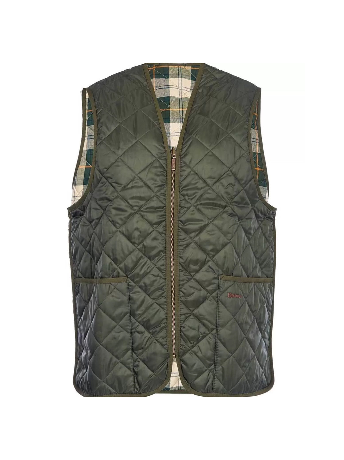Gilet Trapuntato Con Zip Nella Fodera-1