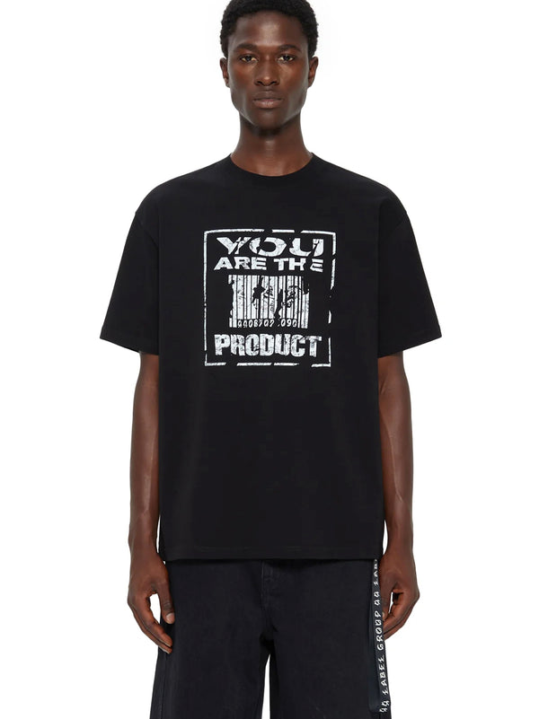 44 Label T-Shirt Jersey Nera