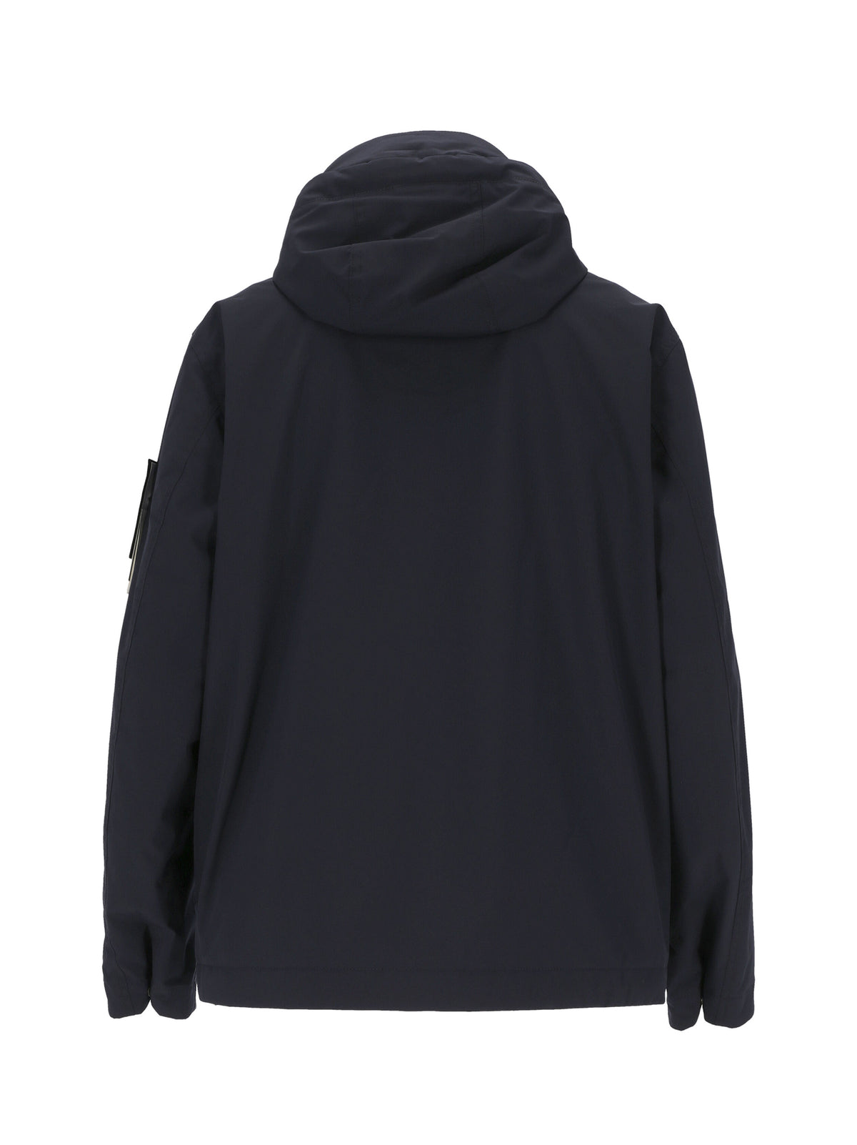 Stone Island Giubbino con cappuccio e badge blu-2